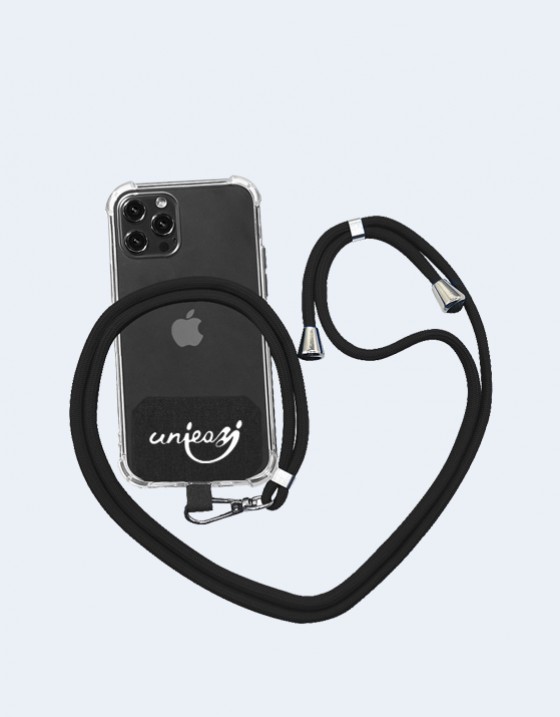 純色斜背帶手機掛繩