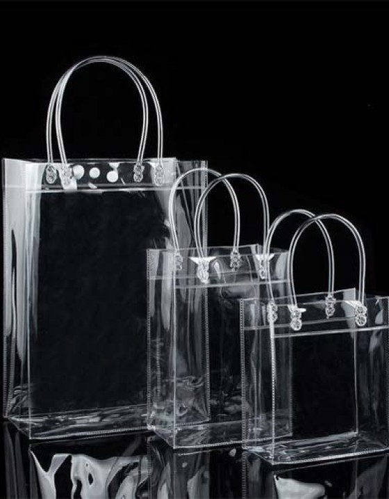 PVC透明手提袋 PVC透明手提袋