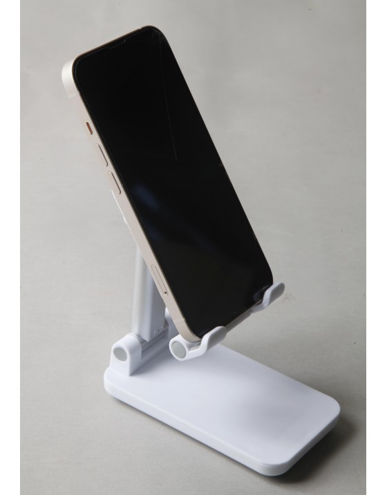 矽膠升降手機支架-白色