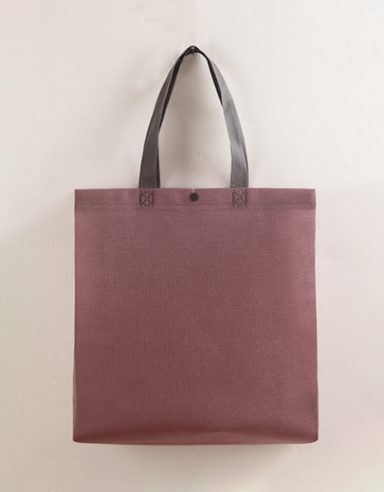 拼色有底有側立體不織布袋(加釦款) 拼色有底有側立體不織布袋(加釦款)