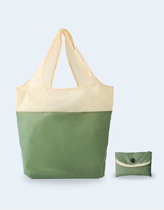 尼龍拼色摺疊環保購物袋