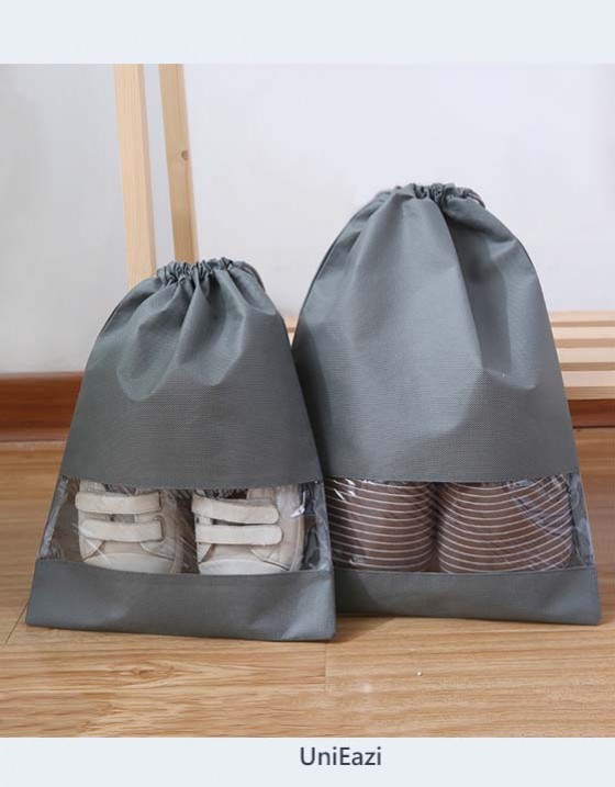 不織布鞋子防塵束口收納袋