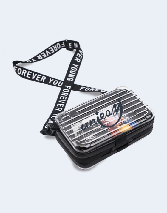 防水透明硬殼收納包