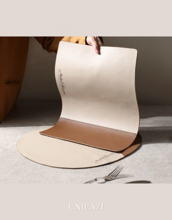 北歐風皮革隔熱餐墊 北歐風皮革隔熱餐墊