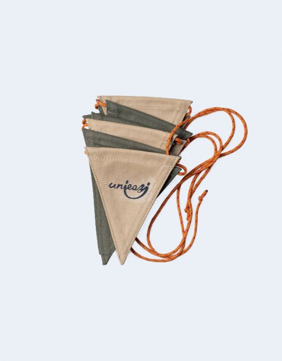 露營復古帆布三角旗