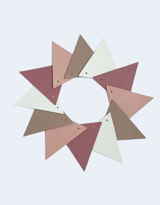 3公尺派對皮革三角旗-5色