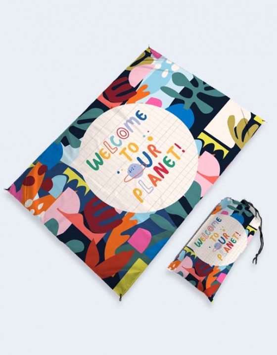 ｜客製款｜薄型防水口袋野餐墊-50件起訂